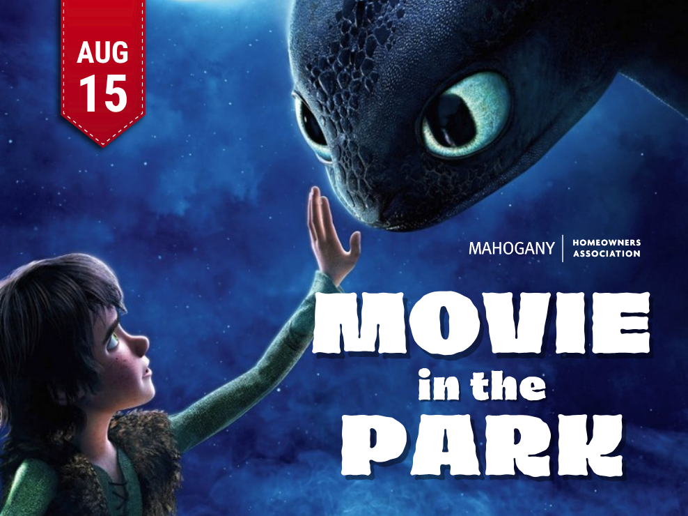 Movie in the Park at Mahogany Beach