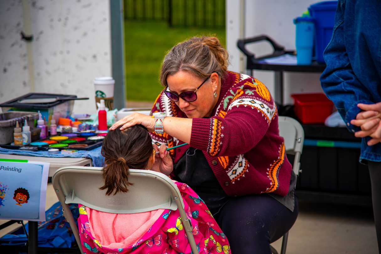 Face painting at CultureFest