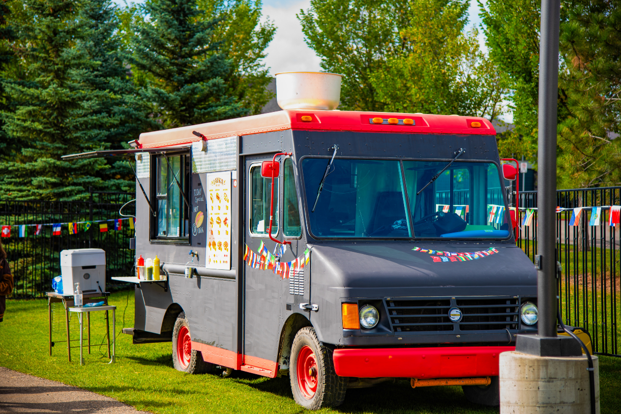 Food vendors serving at CultureFest