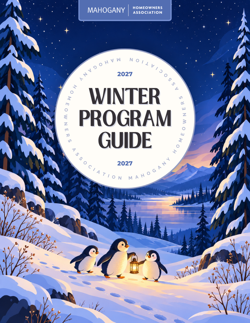 Mahogany Winter Program Guide 2027
