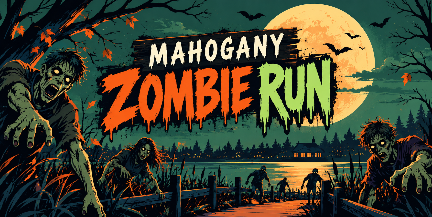Mahogany Teen Zombie Run by Moonlight, Friday October 30